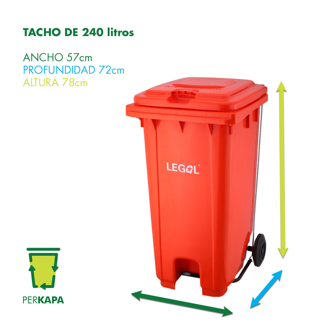 tacho de 240 litros